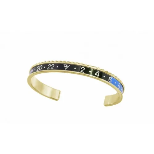 Goud blauw zwart