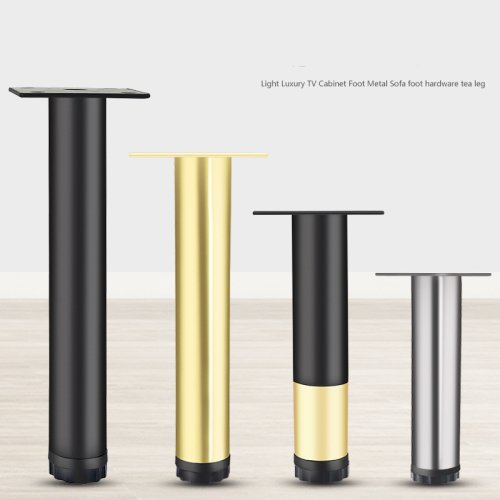 Immagine di Gambe per Mobili in Acciaio Inox - Set da 4 Piedini Moderni