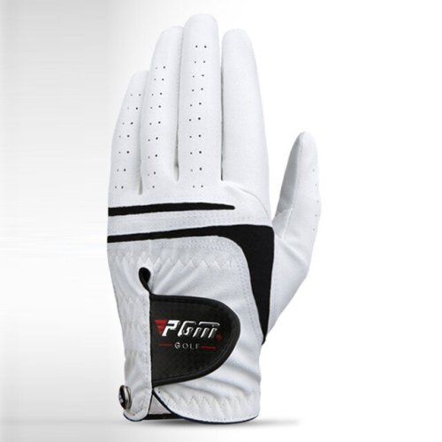 Afbeelding van PGM Heren Golfhandschoenen Wit Ademend Kid-lamsleer Echt Leer Sport Handhandschoen Dragen Enkel Links Rechtshandig Batting ST022