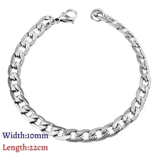 Image de Bracelet Luxe Acier Inoxydable pour Couple