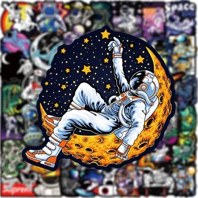 Image de Autocollants Astronaute Space Fun - Déco Cool pour Enfants