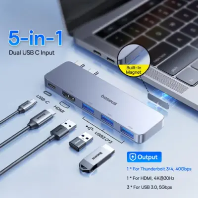 Image de Hub USB-C 4K HDMI pour MacBook Pro & Air