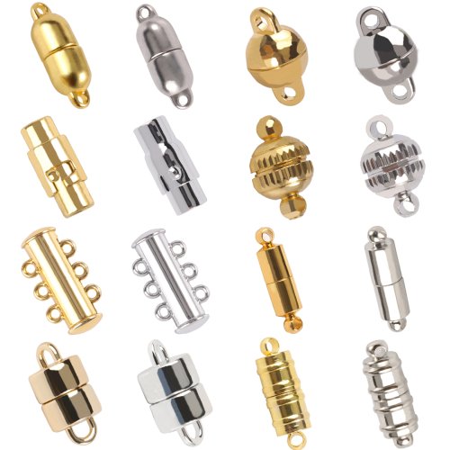Immagine di Chiusure Magnetiche in Acciaio Inox per Gioielli Fai Da Te