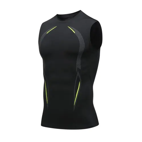 Image de Débardeur de Compression Homme - Séchage Rapide & Performance
