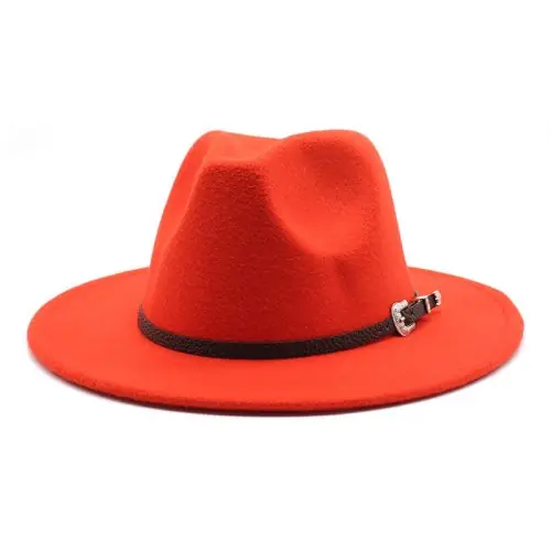 Image de Chapeau Fedora Jazz en Feutre - Style Britannique pour Hommes et Femmes
