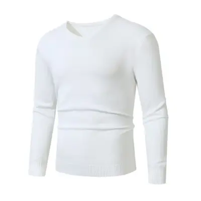Image de Pull Homme Col V - Élégant & Confortable
