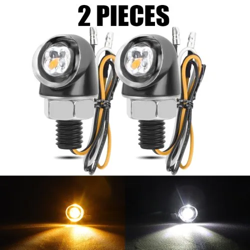 2pcs wit amber