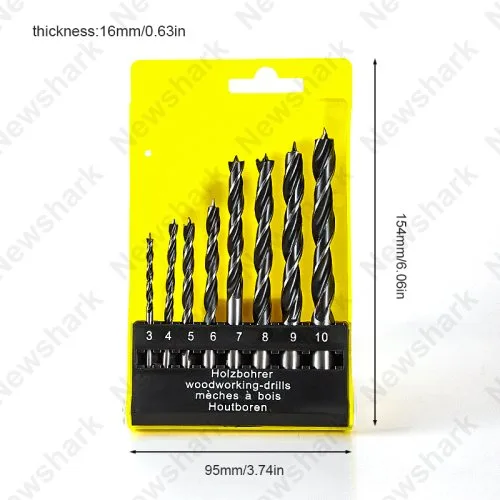 Zwart 8pcs