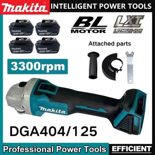 Image de Meuleuse d'angle Makita DGA404 - Puissante & Rechargeable