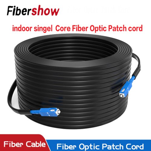 Zdjęcie Kabel światłowodowy SC UPC do SC UPC jednomodowy, kabel krosowy simplex wewnętrzny, kabel optyczny FTTH – dostępne długości: 10m, 20m, 30m, 50m, 100m