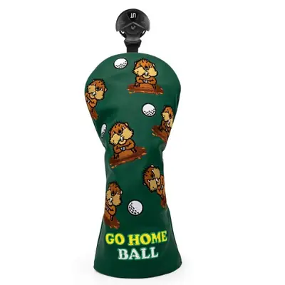 Image de Couverture de Tête de Club de Golf en Cuir Vert - Protection Élégante & Durable