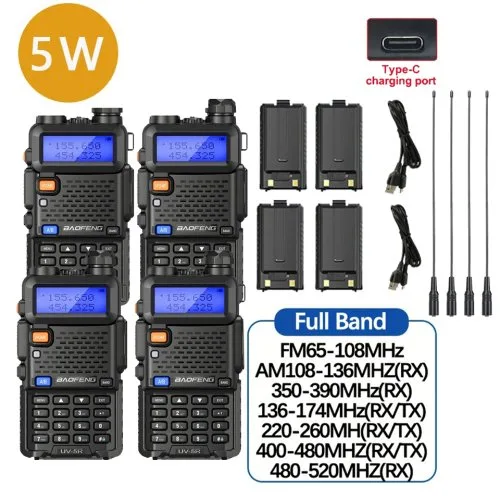 UV5R-5W-4PCS