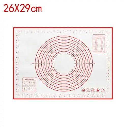 Image de Tapis de Cuisson Silicone Antiadhésif - Idéal pour Pâte, Pizza, Gâteaux
