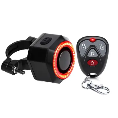 Image de Feu Arrière Vélo Intelligent avec Alarme Anti-Vol