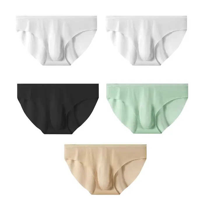 Image de Slips Homme Ultra Fins - Soie Glacée Transparente