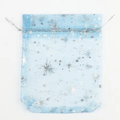 Image de Sacs Cadeaux Étoilés Organza - Lot de 50