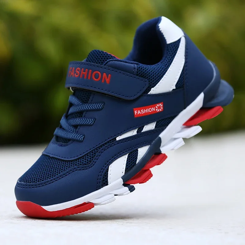 Image of Trendy Luxury Kids Running Shoes – Breathable Mesh Sneakers for Boys with Comfortable Sport Design