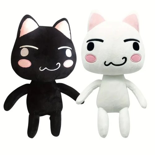 Immagine di Peluche Kawaii Toro Inoue 28 cm - Gatto Morbido Anime Stile Fumetto, Decorazione per Stanza, Regalo di Compleanno o Natale per Bambini e Amanti dei Cartoni