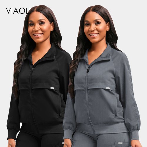 Afbeelding van Medische Scrub Uniform Jas voor Vrouwen en Mannen – Tandheelkundig, Gezondheidszorg, Schoonheidssalon & Manicure – Duurzaam en Comfortabel Werkkleding