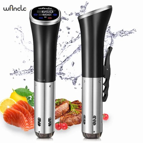 Zdjęcie Wancle 1100 – Przenośny Aparat Sous Vide z Ekranem LCD i Ochroną IPX7 do Precyzyjnego Gotowania w Domu