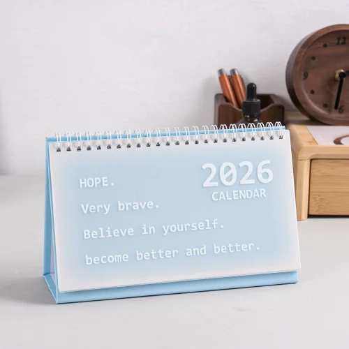 Imagen de Calendario de escritorio grande 2026, lista anual en inglés para hacer, planificador diario mensual, libro de gestión del tiempo