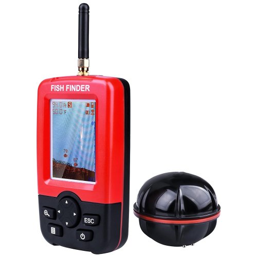 Image of Wireless Sonar Fishing Alert Fish Finder Underwater Echo Sounder Fishing Detector Portable Fish Finder