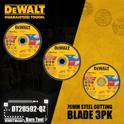 Image de Lames pour Dewalt 3 en 1 pour Scie Circulaire - Multi-Matériaux, Carrelage & Acier