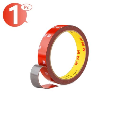 Immagine di Nastro Biadesivo Extra Resistente da 300 cm per Auto: Fissaggio Potente, Rimovibile Senza Residui, Ideale per Montaggi Pesanti e Applicazioni Domestiche