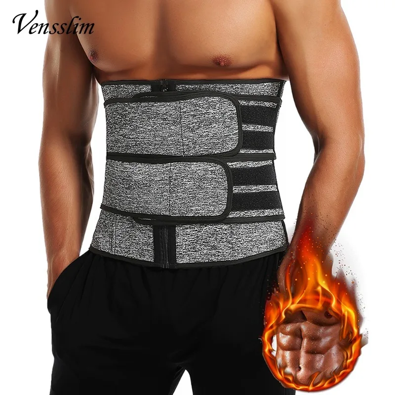 Image of Natural Men's Waist Trainer Belt – Breathable Slimming Body Shaper for Weight Loss & Posture Support