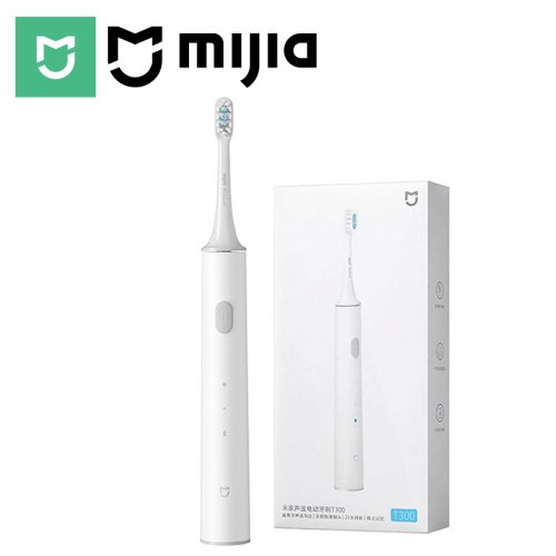 Zdjęcie XIAOMI MIJIA T300 elektryczna szczoteczka do zębów IPX7 wodoodporna inteligentna szczoteczka soniczna ultradźwiękowe wybielanie zębów szczoteczka do zębów do szczoteczek do zębów