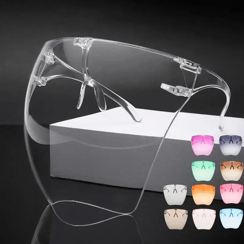 Imagen de Gafas de Sol Protectoras de Cara Completa con Lentes Esféricas Antivaho y Antipolvo para Ciclismo y Deportes al Aire Libre - Ideal para Hombres y Mujeres