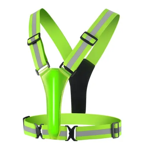 Image de Vêtements de Sport LED Haute Visibilité - Sécurité Nuit