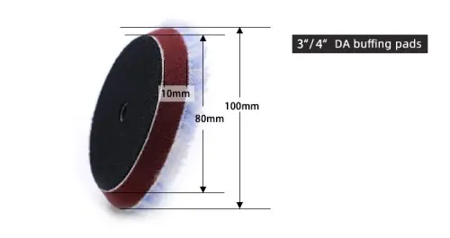 Image de Tampons de Polissage Microfibre 3"-6" - Pour Cire & Polish