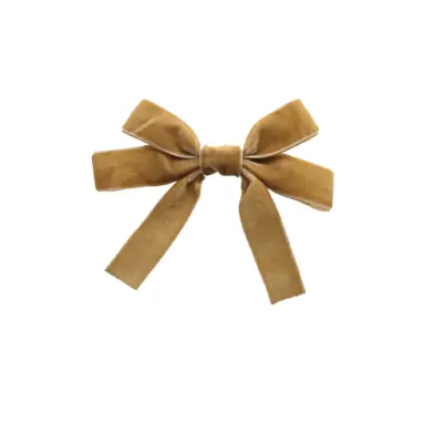 Image de Bandeau Velours Élégant pour Bébé - Accessoire de Cheveux Hiver
