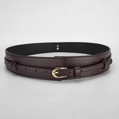 Image de Ceinture Fashion U-Buckle pour Femmes