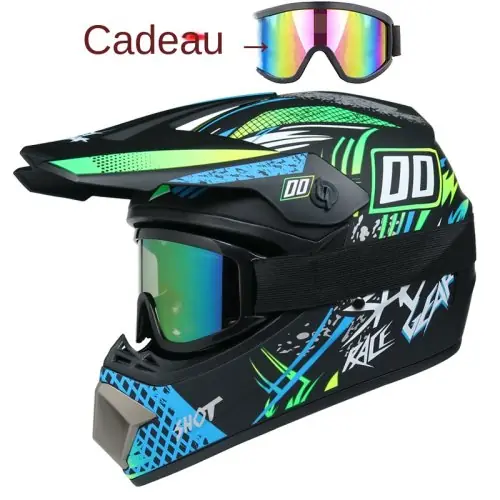 Image de Casque Moto Enfant Tout-Terrain - Sécurité & Style