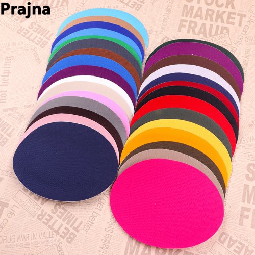 Image of Eco-Friendly Iron-On Fabric Patches for Clothing Repair – 2-Pack DIY Self-Adhesive Appliques for Jeans, Apparel & Home Textiles