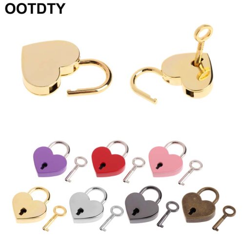 Image de Serrure Cœur Vintage pour Enfants - Cadena Mini avec Tiroir