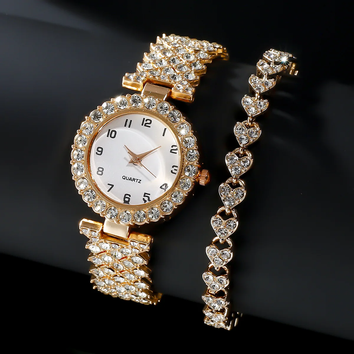 Immagine di Orologio Donna con Bracciale - Set Elegante in Argento