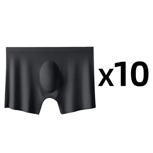Image de Boxers Homme Soie Glacée - Lot de 10