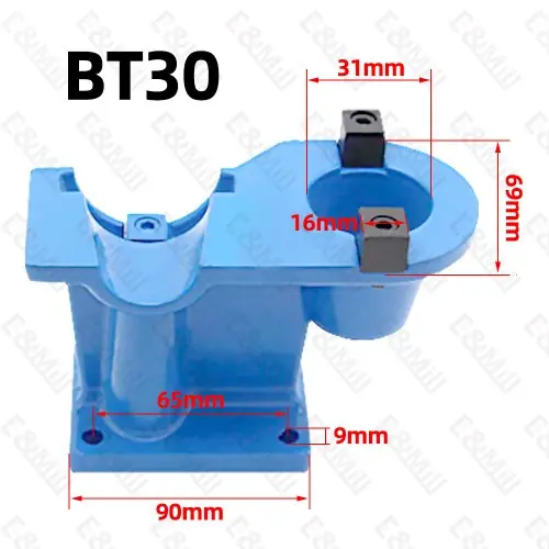 Image de Porte-Outil BT/NT 30-40 en Aluminium - Verrouillage Vertical & Horizontal