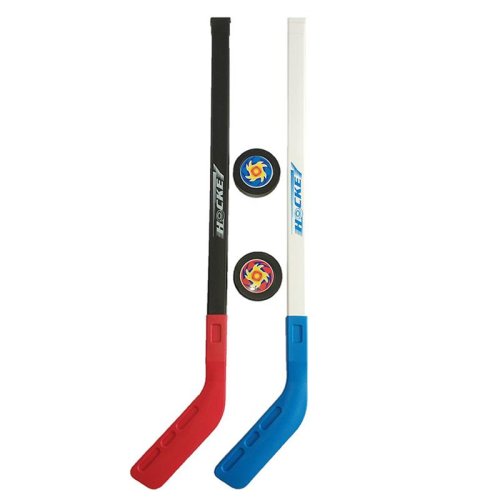 Imagen de Un juego de polea de juguete para niños, Hockey sobre hielo, palo de Hockey de plástico de 72CM, palo de Hockey de juguete para deportes al aire libre para niños