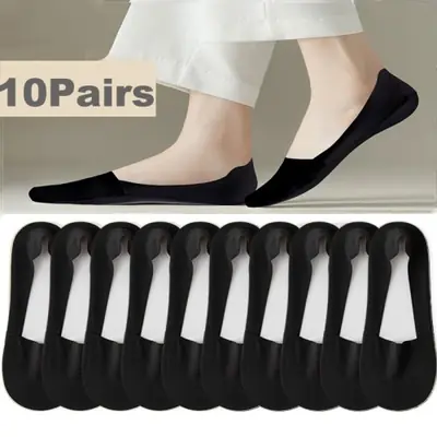 Image de Chaussettes Femmes Été - 10 Paires Invisibles en Coton Respirant