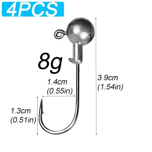 4PCS 8g