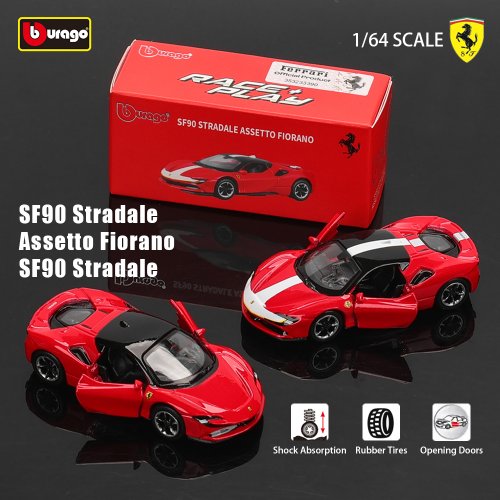 Ferrari SF90 Sp1 Miniature 1:64 - Jouet Voiture de Course