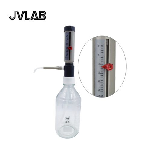 Image of Precision Lab Bottle Top Dispenser – Adjustable 0.25ml Semi-Automatic Liquid Adder with Sleeve Design for Effortless, Accurate Dosing