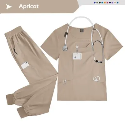 Image de Uniforme Professionnel 2 Pièces pour Femmes - Salon, Hôpital, Spa & Dentaire