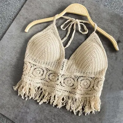 Image de Maillot de Bain Boho Dos Nu Crochet - Style Élégant & Séduisant