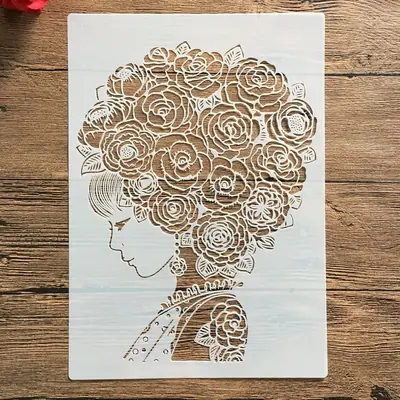 Image de Pochoirs Mandala Crâne - Décoration Murale & Scrapbooking
