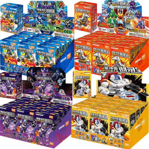 Afbeelding van Blokees Transformatie Optimus Shockwave Prime Megatron Starscream Bumblebee Anime Figuur Robot Montage Speelgoed Blind Box Geschenken